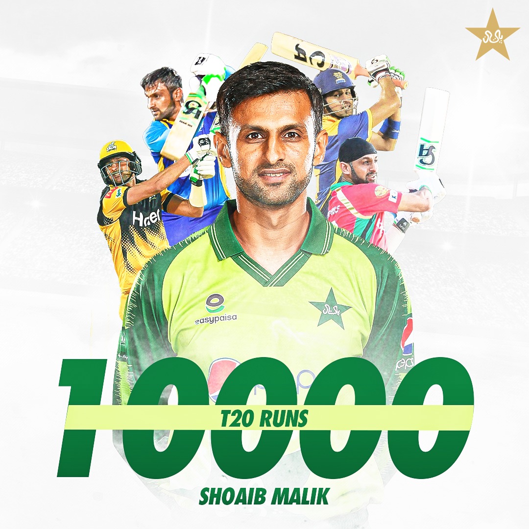 - "I would like to congratulate the people of Pakistan as I am the first Asian cricketer to have reached this milestone of making 10,000 runs in #T20 cricket & I hope I will carry on in the way I have been playing. I'd like to dedicate this milestone to my parents... https://t.co/btiOGpTJo9