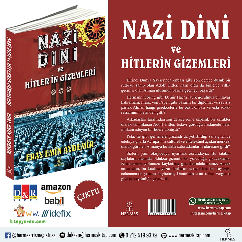 Hermes_Kitap's tweet photo. @AydemirEEray 'in "Nazi Dini ve Hitler’in Gizemleri" çıktı...

@Hermes_Kitap https://t.co/lIcHC2ZnW0