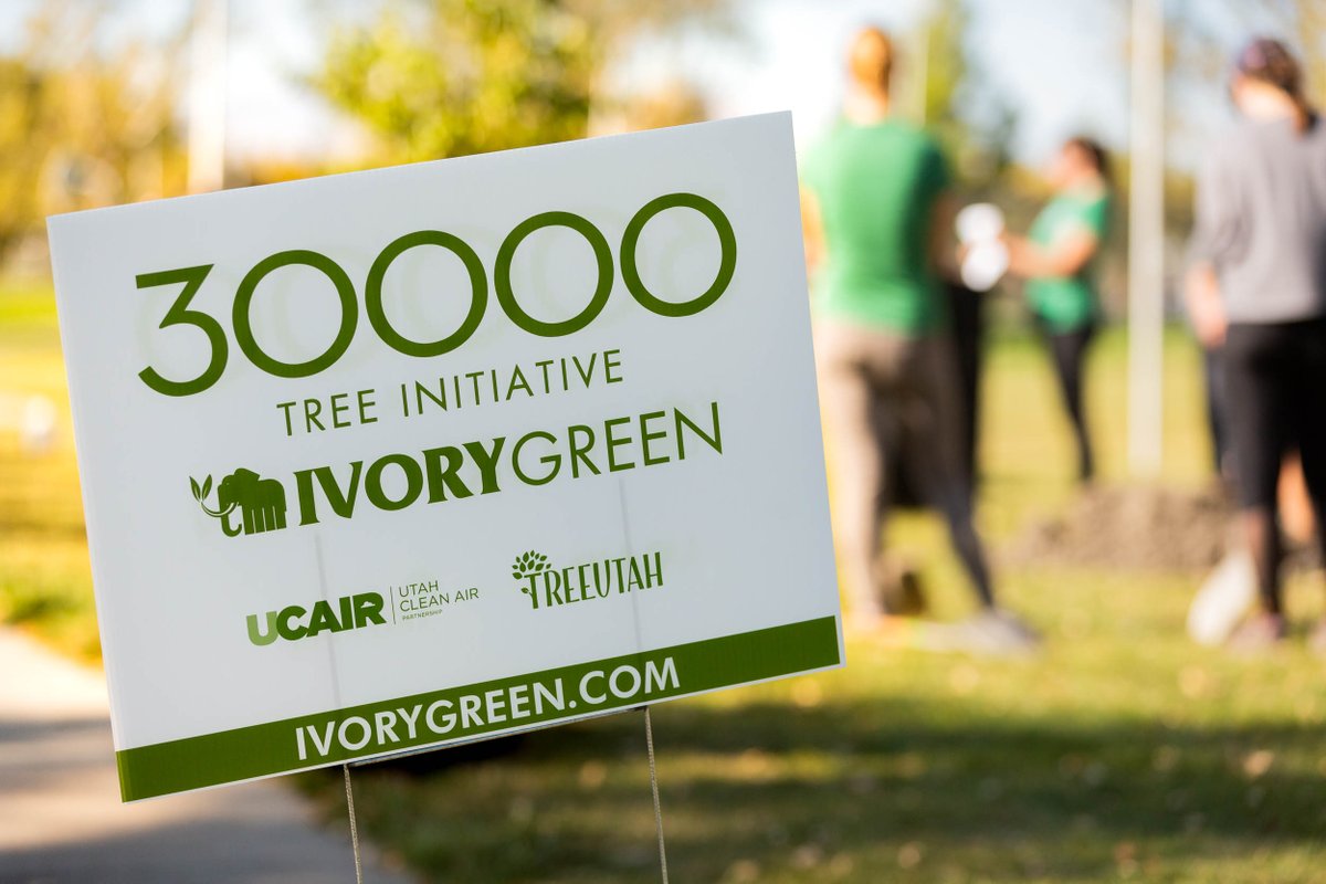 IvoryHomes's tweet photo. Today, we celebrated planting our 10,000th π² as part of our 30,000 tree initiative with the Ivory Foundation by planting 29 trees in Westpointe Park and a gift of $20,000 to support the replanting efforts by @slcmayor and @SLCoRegionalDev. https://t.co/zhpZx2GnvF #30ktrees https://t.co/yNHidJaLac