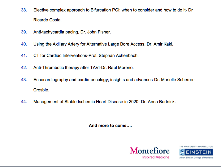 MonteHeart's tweet photo. Check out a comprehensive list of @MonteHeart Cath Conferences, Cardiology Lectures, Grand Rounds & CT/CMR Lectures ⬇️⬇️
Find these & more on our @YouTubechannel➡️ https://t.co/SsiI7igvTZ.
But do join us live for the webinars & have your questions answered by the experts!! <3 https://t.co/pL7ZPiW7xF
