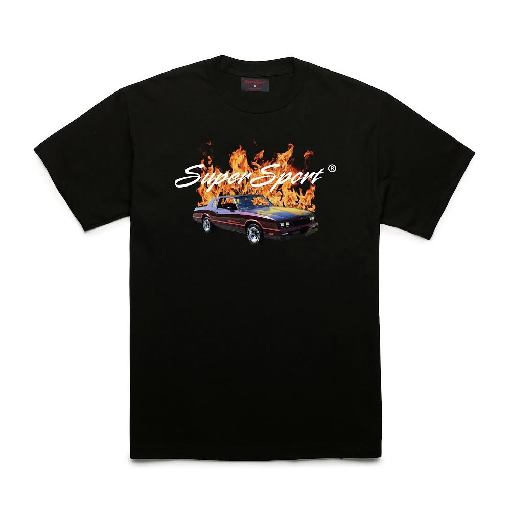 SuperSportLA's tweet photo. SS fire flame tee is now available for a limited time while supplies last 🔥🏁 https://t.co/HOIyGauuOg https://t.co/hMlUkNmWY2