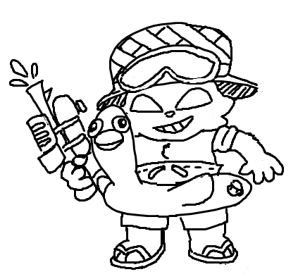 SummMain's tweet image. Pool Party Veigar WIP #Veigar
If Omega lets his shoot a big blaster, then pool party can give him a little squirt gun too