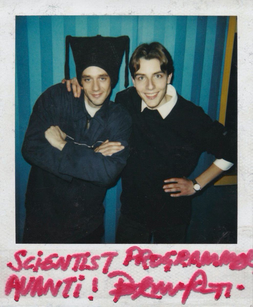 nfer81's tweet image. ProTools Sessions, 1999. 
With Ben Volpeliere-Pierrot 
“Scientist Programmer Avanti!”😃

#curiositykilledthecat #datura #timerecords