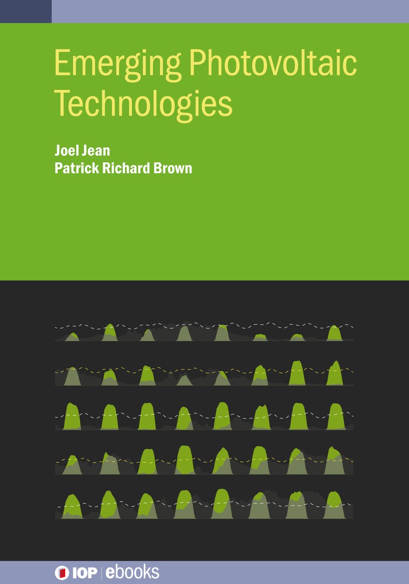 My  @MIT colleague Patrick Brown (now  @NREL) and I (now  @SwiftSolarPV) wrote a little book that describes the economics of solar power and highlights two emerging photovoltaic (PV) technologies—perovskites and quantum dots.Via  @IOPPublishing:  https://iopscience.iop.org/book/978-0-7503-2152-5