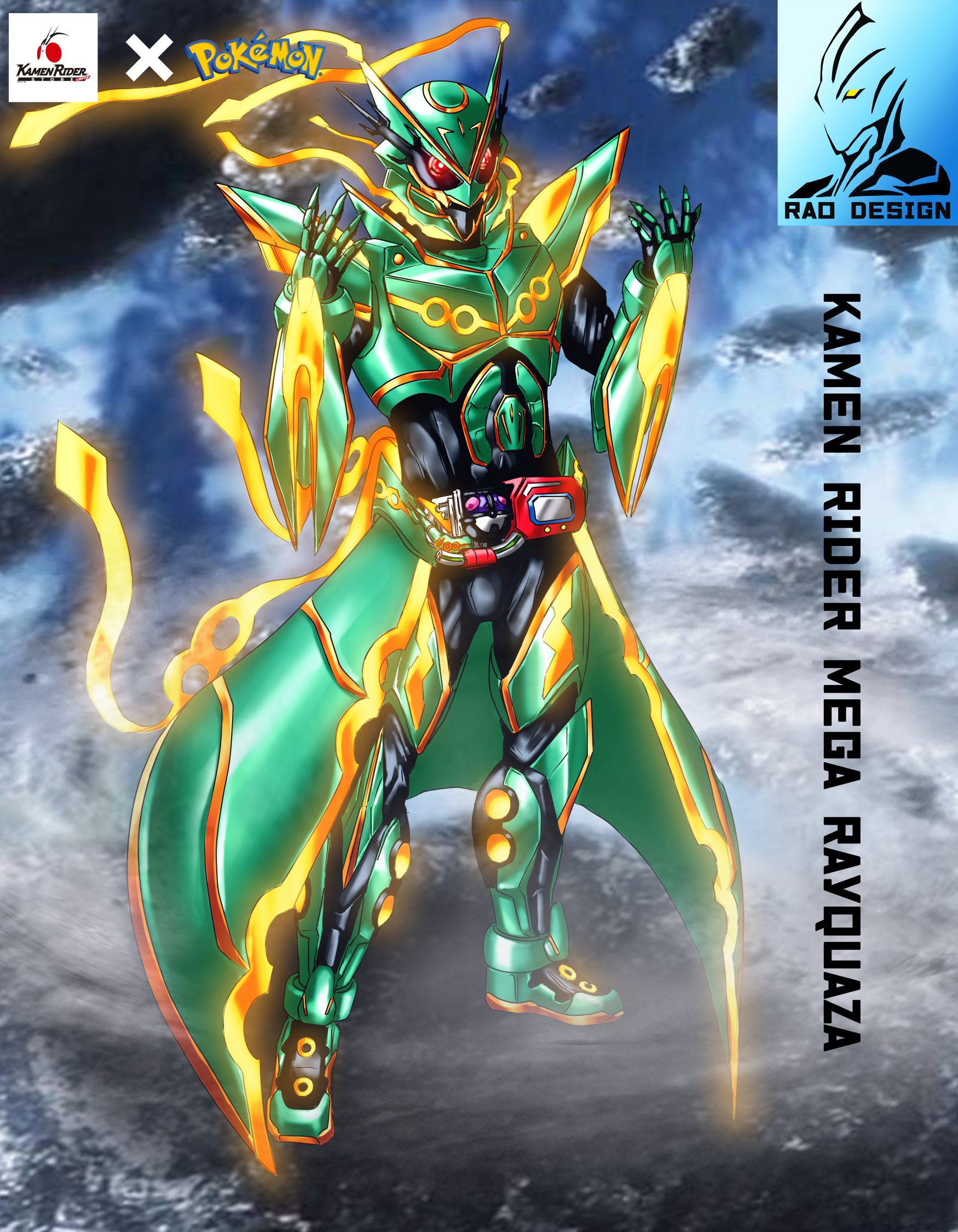 Pravin Rao Santheran on X: Legendary Kamen Rider Mega Rayquaza