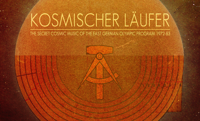 There’s the motorik pulse of Kosmischer Läufer: The Secret Cosmic Music of the East German Olympic Program 1972 – 83, supposed to be scientifically engineered workout music created by composer Martin Zeichnete for GDR Olympics teams.