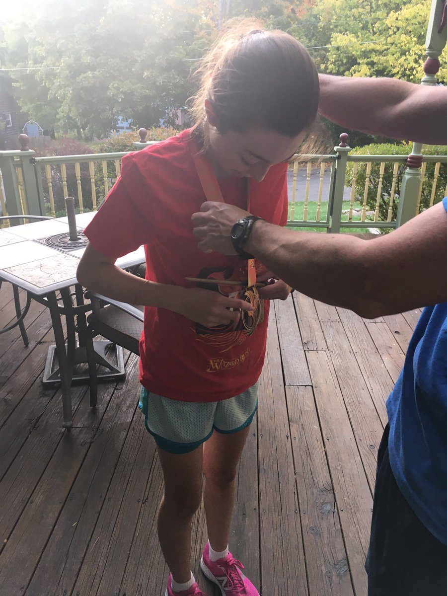 SNBing's tweet photo. She did it! #wizardrunvirtual https://t.co/yKPPRetgeG