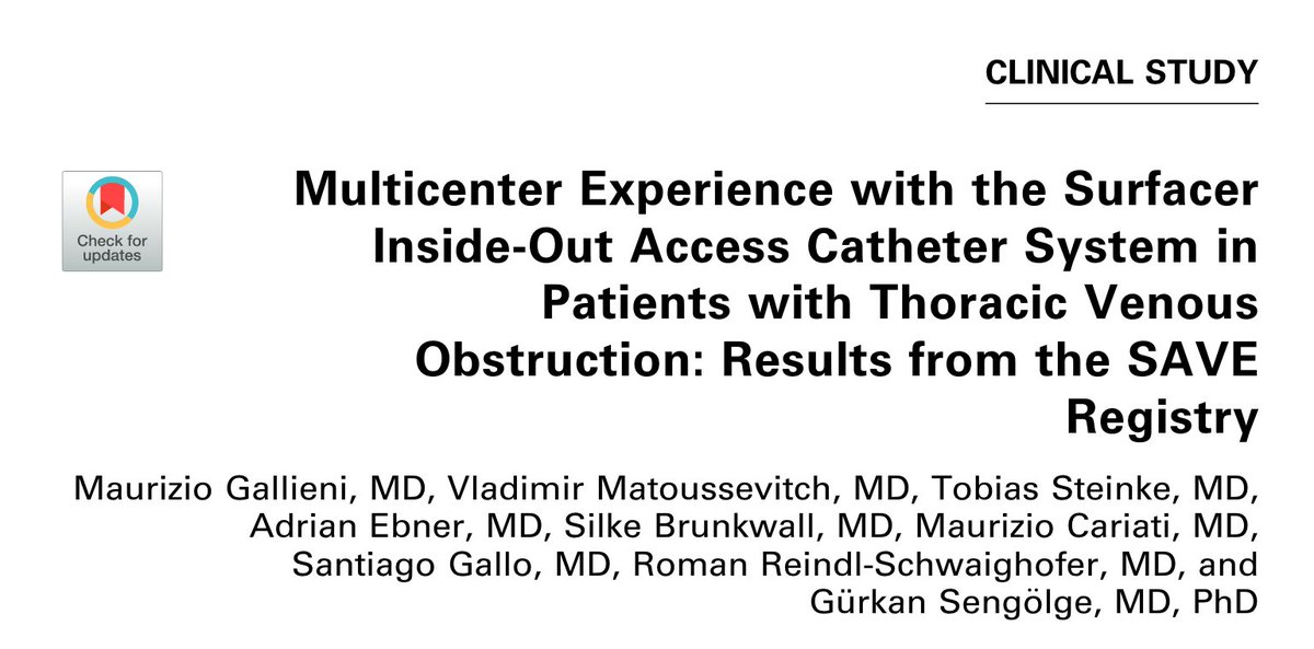 Published in <a href="/JVIRmedia/">JVIR</a>, the positive results of the SAVE Registry expand and strengthen the clinical evidence of the #SurfacerSystem. We appreciate the efforts of the investigators/authors to conduct this important clinical study.  lnkd.in/gvSQkJW
#Insideout