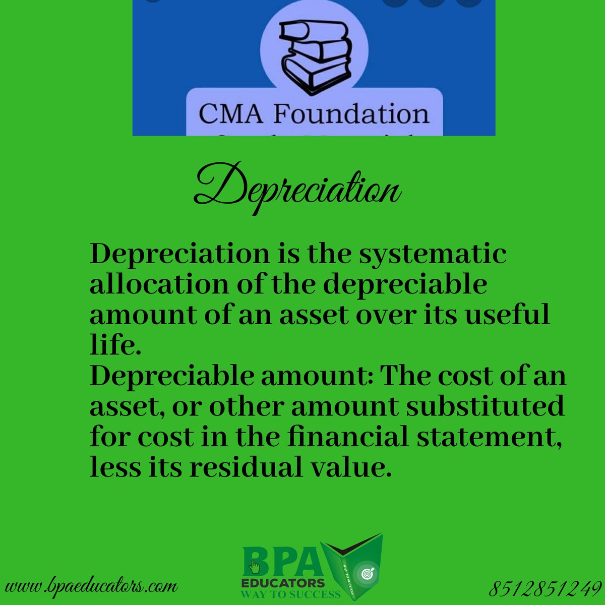 bpa_educators's tweet photo. #Tip :- #Deprication
#cmahacks #cmatips #cma #tipsandhacks #besttips #besthacks #learncma #learnfromthebest #bestinstituteinrohini
#cmatip #tipandtrick #bpamastery #learnwithbpa #BPAeducators https://t.co/wxHdp5OwhA
