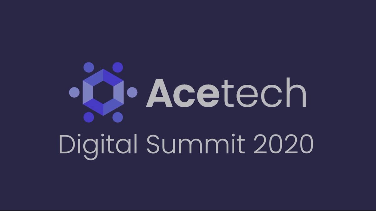 What does it mean to be a tech CEO? At the Acetech Digital Summit 2020, we'll explore leadership, gain new perspectives on critical challenges, learn how to thrive in the digital-first economy, and develop a roadmap for growth in 2021. 

Join us today: buff.ly/36vYcZI