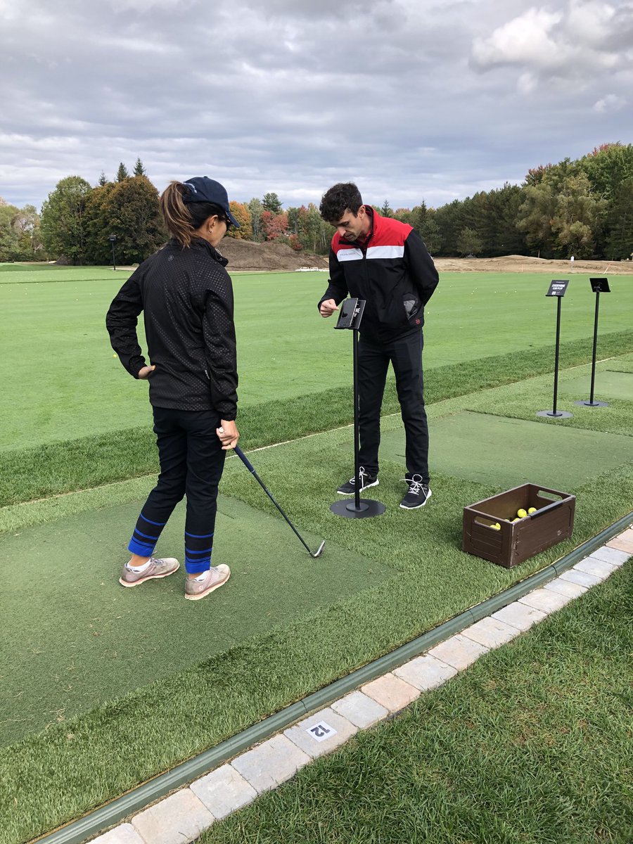 ⁦@TrackManGolf⁩  trackman range opening day ⁦<a href="/RoyalOttawaGC/">The Royal Ottawa Golf Club</a>⁩