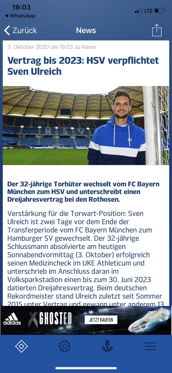 GindesLebenz's tweet photo. #Ullreich #HSV #mega #Boldt #mutzel #fcbayern #nurderHSV 
#transferhammer #danke @FCBayern https://t.co/87eZ4XIhhf