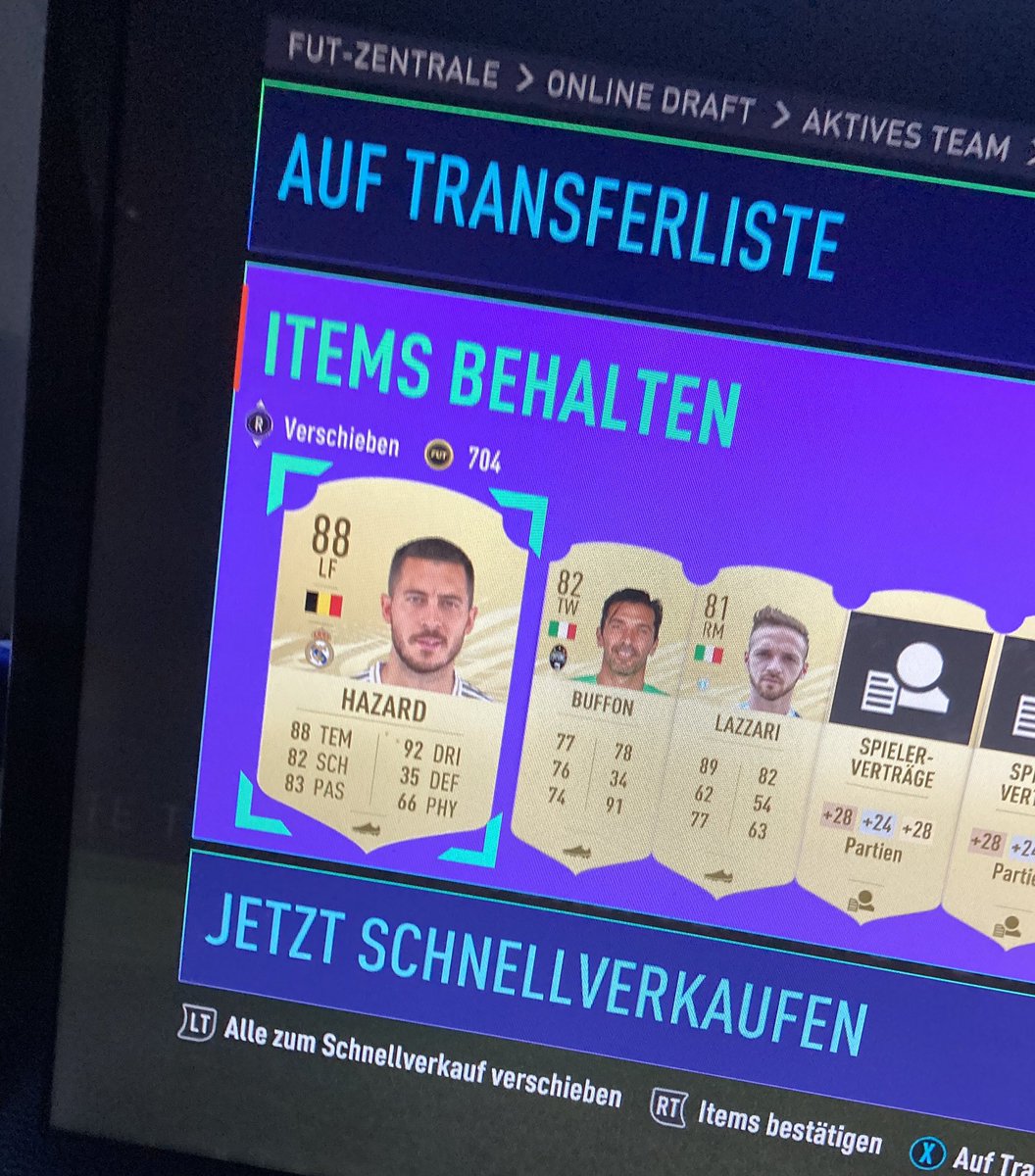 Nach 2700 FIFA Points einfach schon Hazard und CR7 gezogen🙌🏻😂