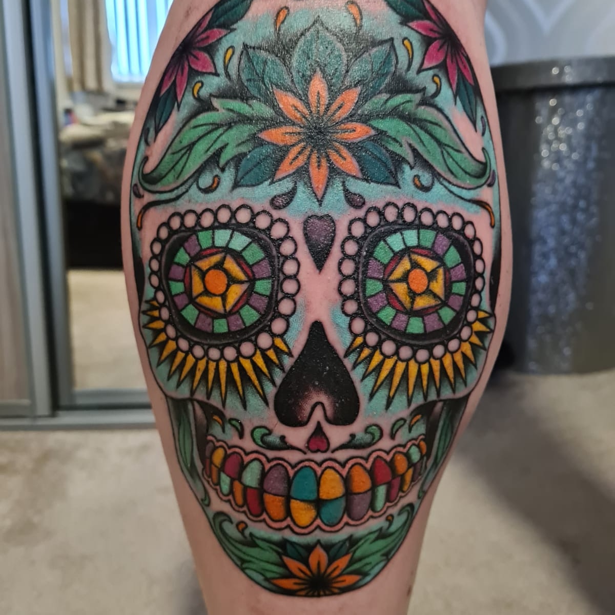 biguppo15's tweet photo. New tattoo yesterday designed by my little girl 😍 https://t.co/V65qRCf0ZM