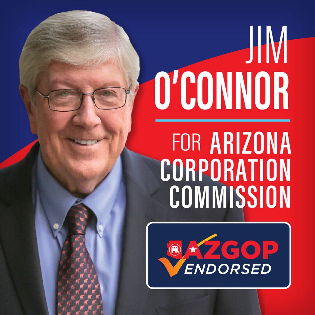 The Republican Party of Arizona is proud to endorse our three GOP candidates for @CorpCommAZ! Learn more about @LeaPeterson, @sloanforarizona, and @joconnoraz at azgop.vote/state #LeadRight