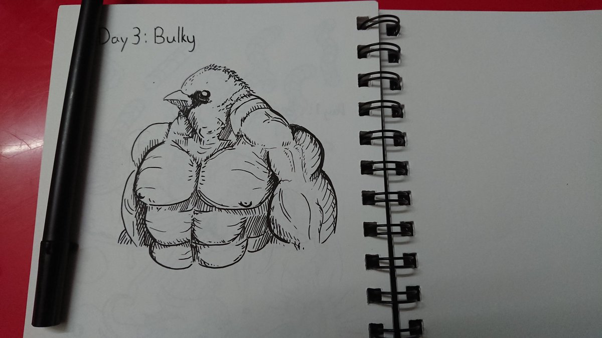 IaaacSoong's tweet photo. Day 3: Bulky. Yes. #inktober2020 #inktober https://t.co/wX6MxJkkNR