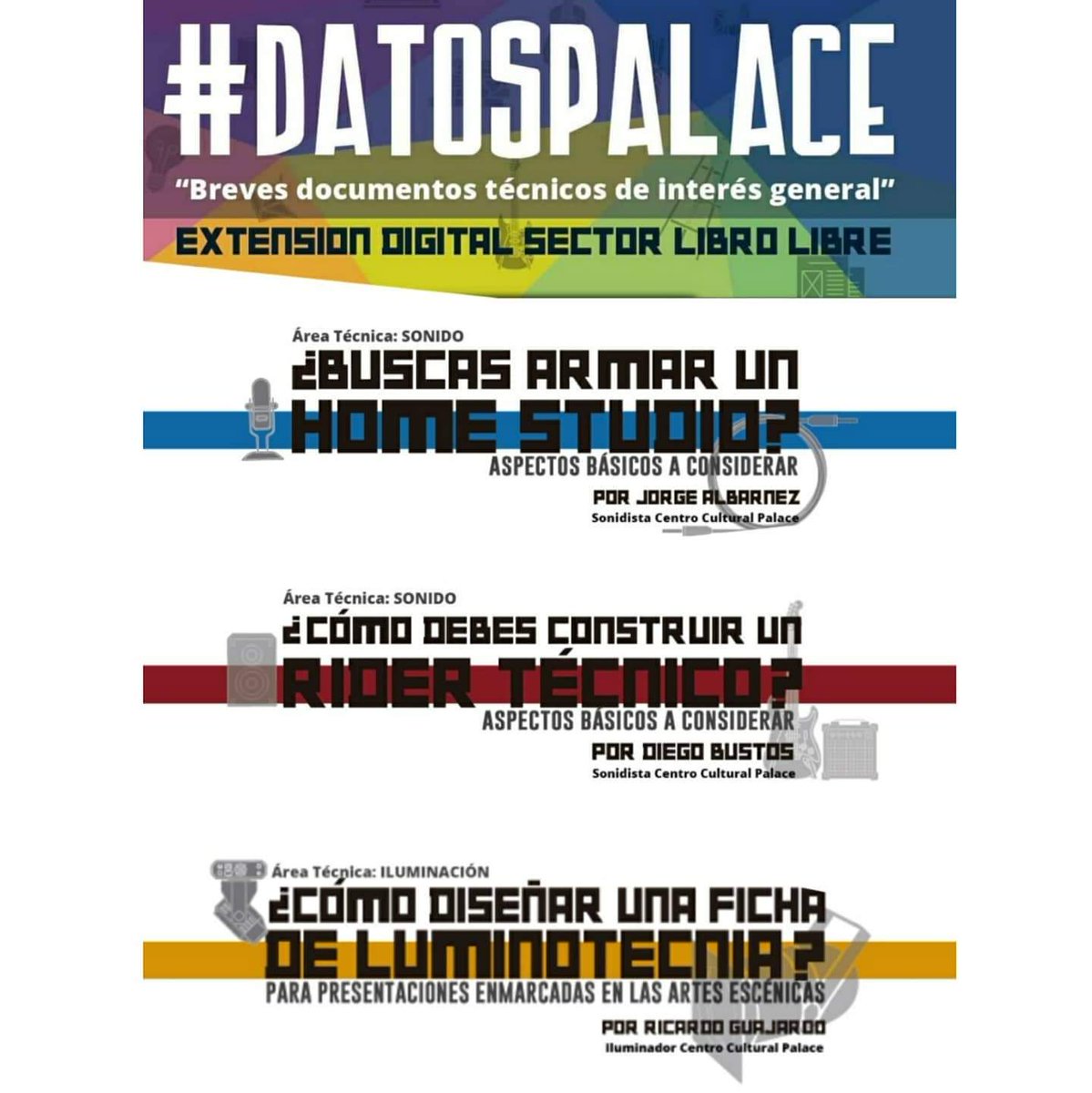 PalaceCoquimbo's tweet photo. #DatosPalace ¿Buscas armar un Home Studio?, ¿Cómo Debes Construir un Rider Técnico?, o ¿Como diseñar una ficha de luminotecnia?. Te ayudamos con aspectos básicos a considerar. 👇🏻👍🏻😊
https://t.co/1D59OqA5E7
https://t.co/EsU6n3UHuU
https://t.co/Bp8oZCjSCq https://t.co/e0wWYhoPDc