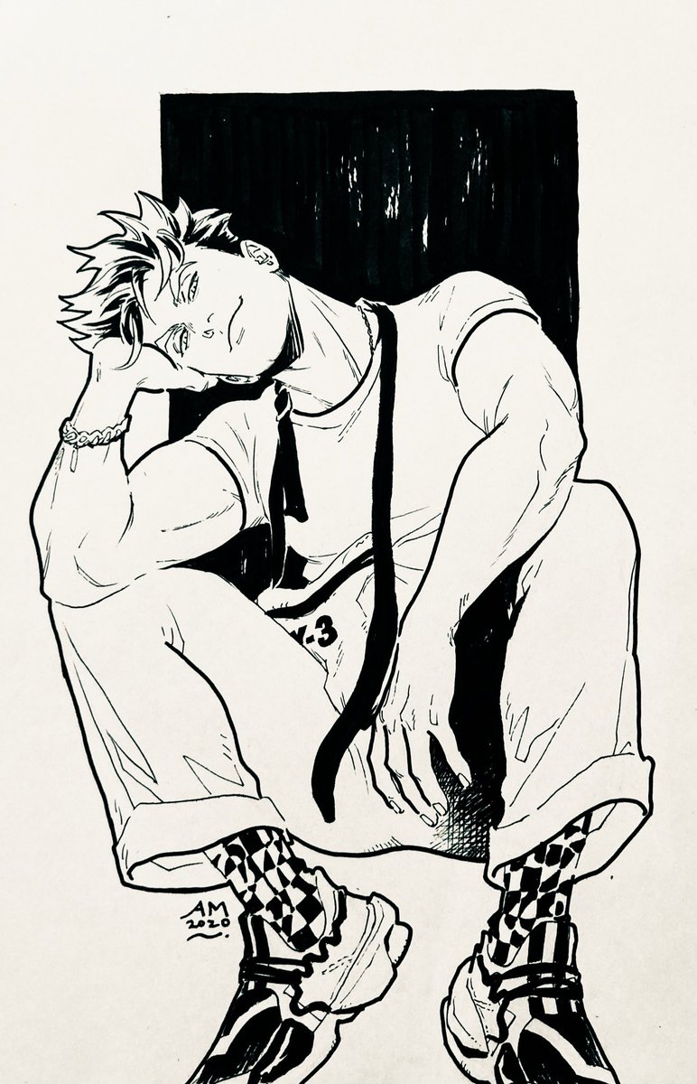 guess i'm going to be drawing my favorite characters and ship from #haikyuu for #inktober2020 ?