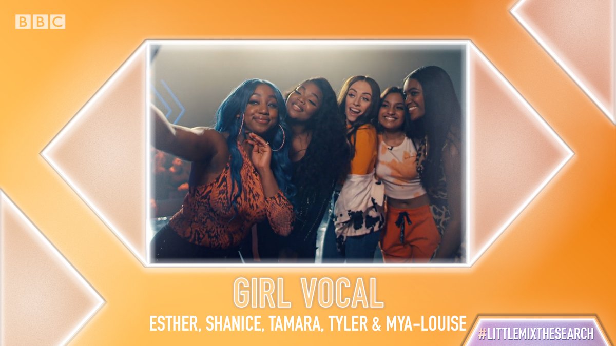 Meet your Girl Vocal group: Esther, Shanice, Tamara, Tyler &amp; Mya-Louise! 🎉 #LittleMixTheSearch