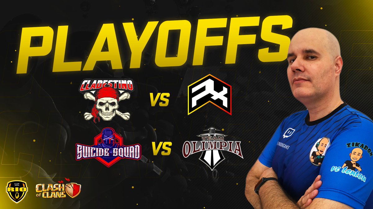 Começa agora os Playoffs da Rio Cup de Clash of Clans com <a href="/FernanDONGames/">FernanDON Games</a> 

📺 l youtu.be/wlS92Ua_Jh4
