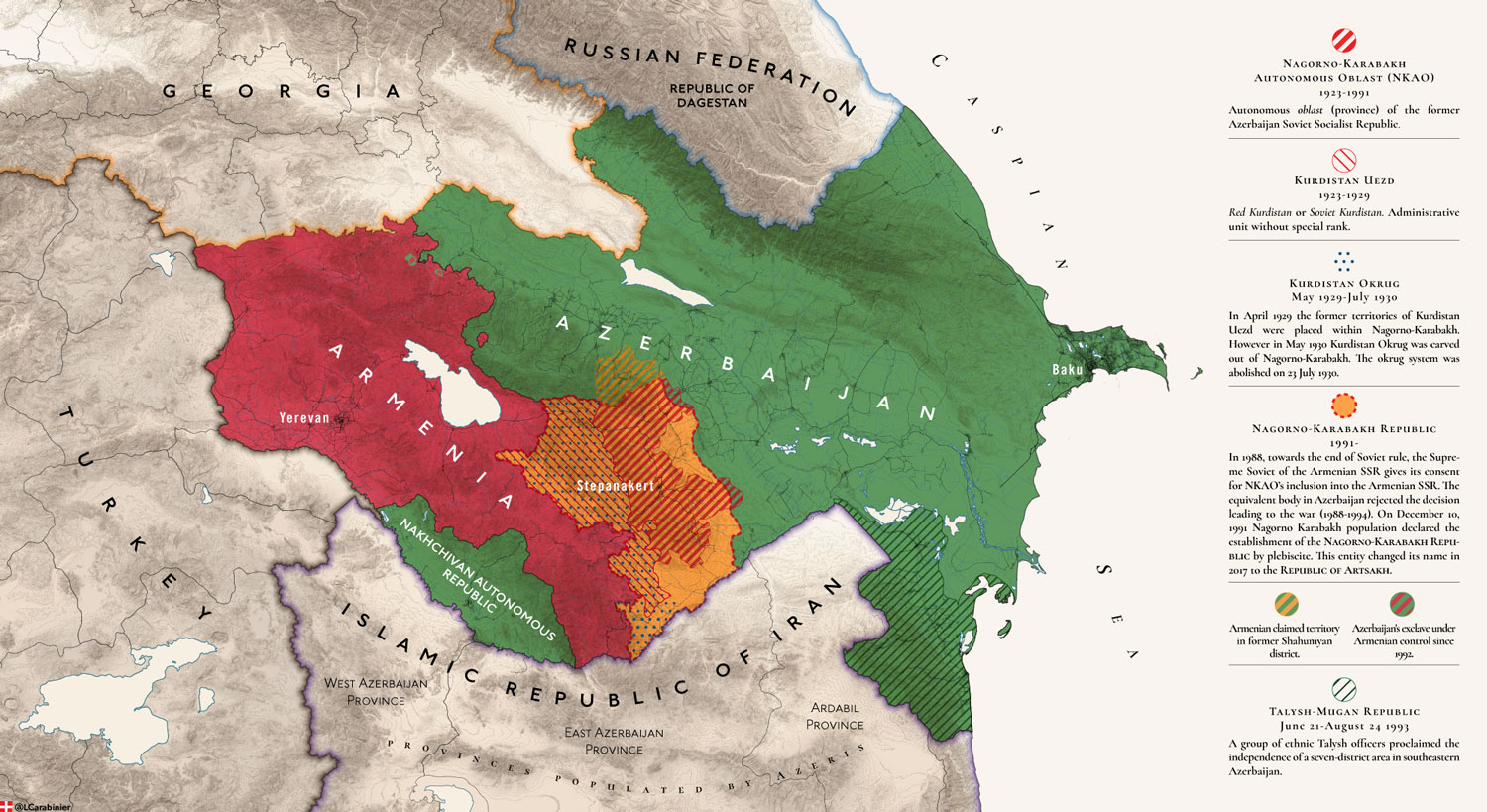 Detailed administrative map of Armenia. Armenia detailed administrative map