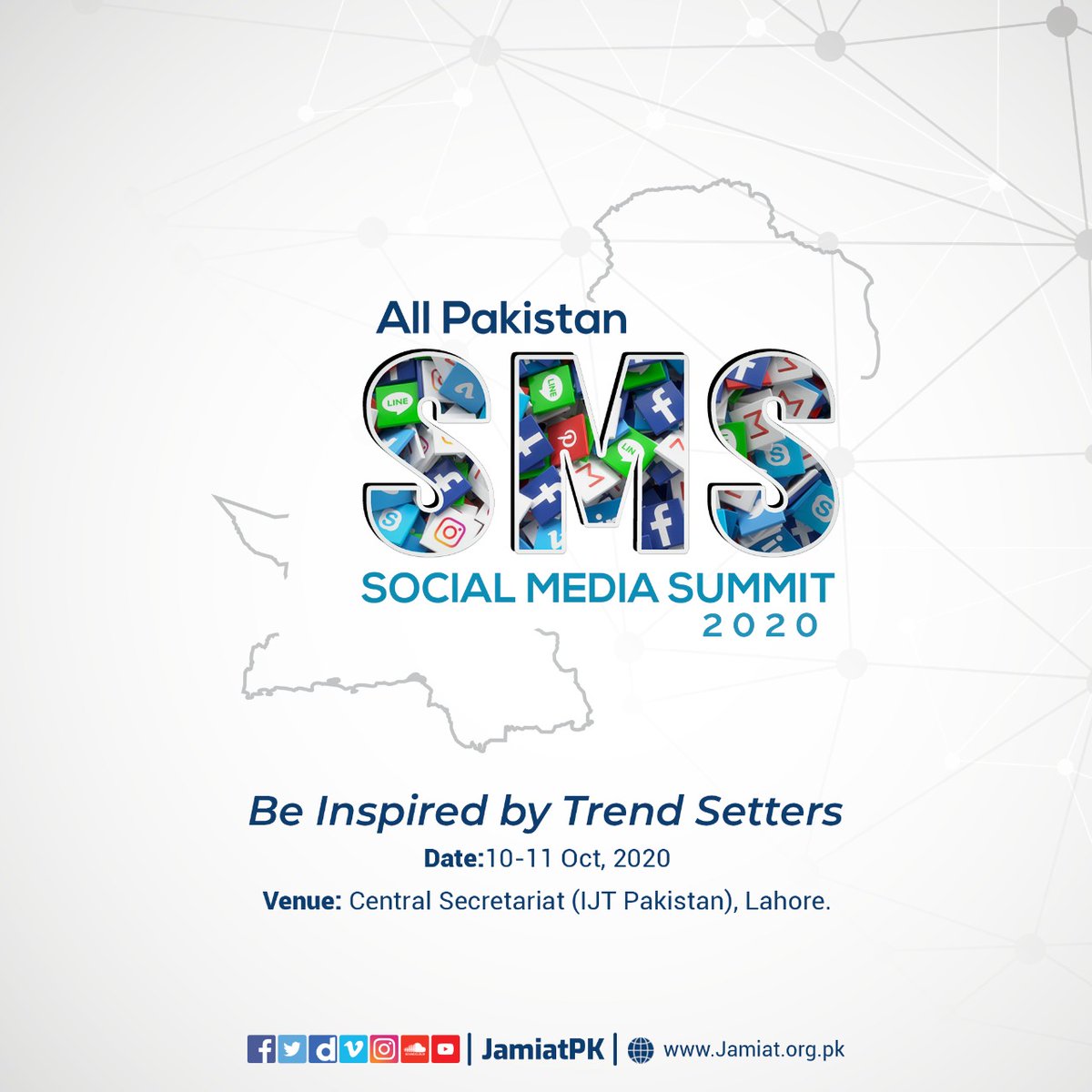 JamiatPK's tweet image. The Wait is Finally Over!
4th SMS, Mark your Calendars and be the part of Trend Setters on 10-11 Oct, 2020 at the Central Secretariat, Lahore.
(For participation fill the Form, Confirmation email will be send to the shortlisted applicants. forms.gle/zoXi6LsP4J5gF5…) 
#SMS2020 #IJT