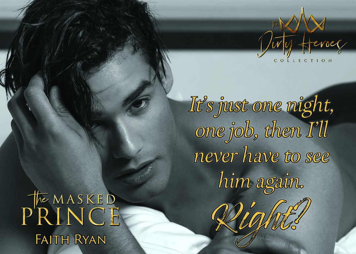 Amazon &amp; KU: mybook.to/TheMaskedPrince

A thief recruited by a malicious assistant to steal a valuable heirloom.
An heir in disguise along with their bodyguard.
And a man granting their wishes... with a twist.
One night. One job. Nothing more.