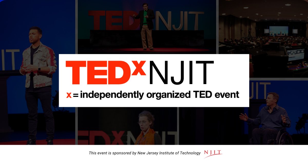 One week from today, you can be one of the very first to see and hear any of the TEDxNJIT talks! See who our speakers are and register today. tedxnjit.com