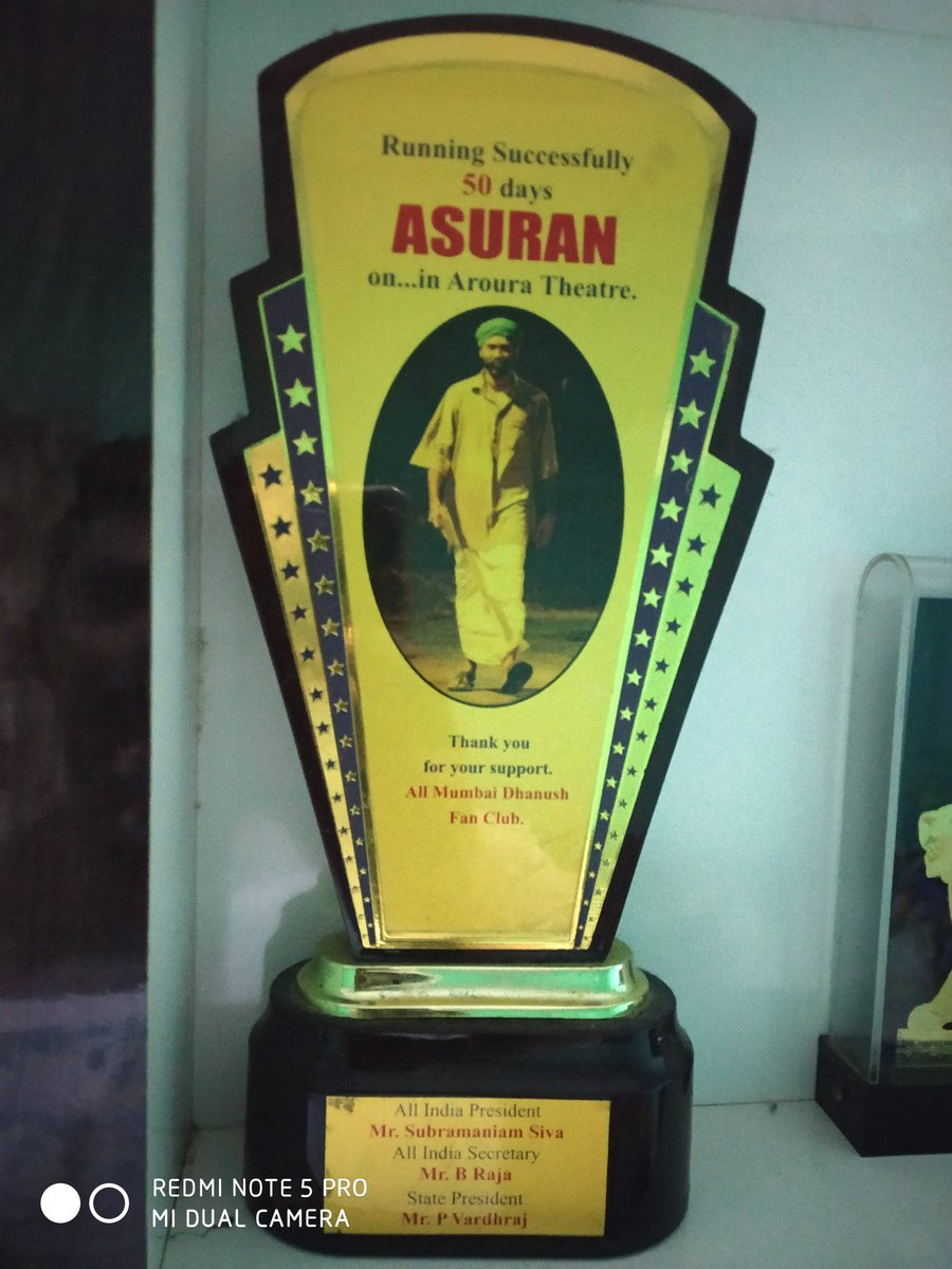 The Biggest BlockBuster of 2019 film #Asuran 
 💯 Crores
💯 Day
💯 City 
#Mumbai <a href="/dhanushkraja/">Dhanush</a>
#1yearOfBBAsuran
#1YearofBlockbusterAsuran
<a href="/VetriMaaran/">Vetrimaaran</a> <a href="/theVcreations/">Kalaippuli S Thanu</a> <a href="/ManjuWarrier4/">Manju Warrier</a> <a href="/B_RAJA_/">RAJA B RAJA</a> <a href="/DirectorS_Shiva/">Subramaniam Shiva</a> <a href="/KenKarunaas/">Ken Karunaas</a>
<a href="/theVcreations/">Kalaippuli S Thanu</a> <a href="/Ammu_Abhirami/">AmmuAbhirami</a> 
#JagameThandhiram <a href="/DhanushFc/">Dhanush Fc</a>