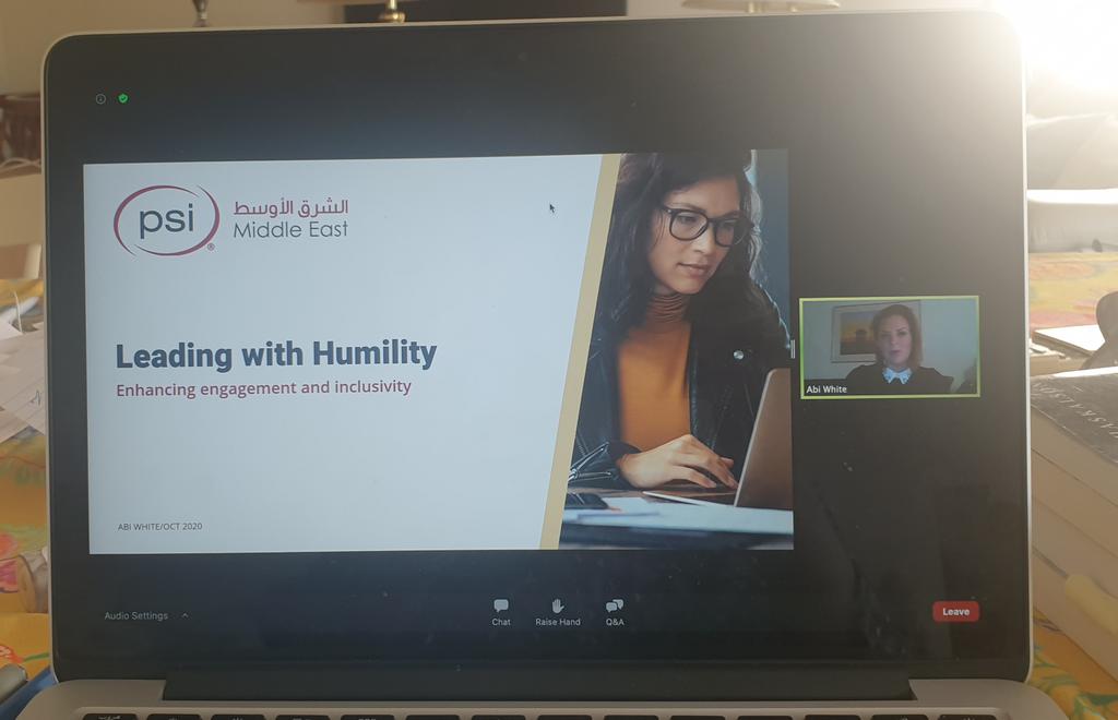 serkalpsych's tweet photo. Abi White will tell us more about #Humility and #humbleleadership @PSI_MiddleEast @PsychDXB #IPCD_2020 #ipcd_2020 https://t.co/xAaTyIO5ZG