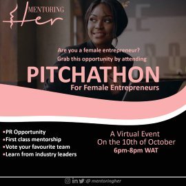 mentoringher's tweet photo. Female entrepreneur? If yes, be a part of #MentoringHerPitchathon.

You have an opportunity to learn from industry leaders and gain first class mentorship amongst other benefits.

To be part of this event, please complete this form 👇👇👇

https://t.co/MowCKOBLyP https://t.co/QTpDyOlrZZ