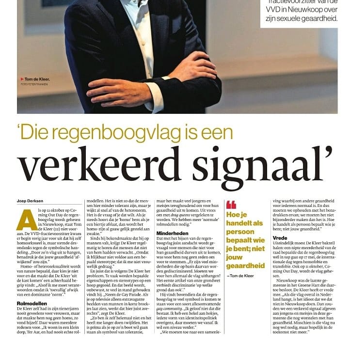 Op het snijvlak tussen enerzijds persoonlijke en openhartige en anderzijds scherpe, enigszins eigenzinnige en gewaagde reflectie besloot ik mee te werken aan dit interview. 1/2