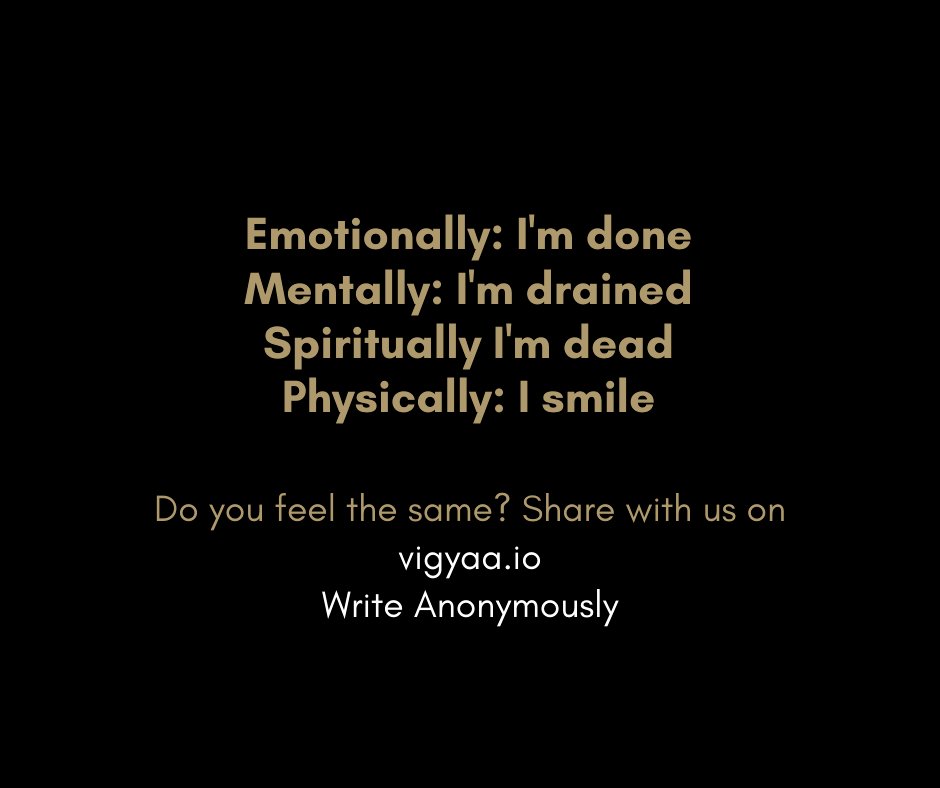 VigyaaAnonymous's tweet image. We all try to hide our authentic self behind a mask of happiness, confidence, and contentment. The best way to show your authentic self and share the truth is through anonymous writing. Write anonymously on vigyaa.io
#anonymouswriting #anonymousblog