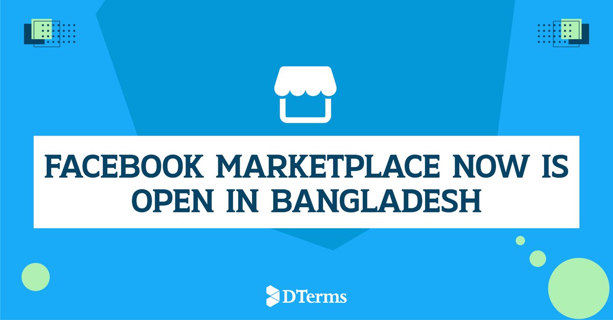 Dtermsofficial's tweet photo. Facebook Marketplace is now in Bangladesh, It’s time to buy and sell in your area without any interruption.
#facebookmarketing #marketplace https://t.co/4EHp4xDpnR