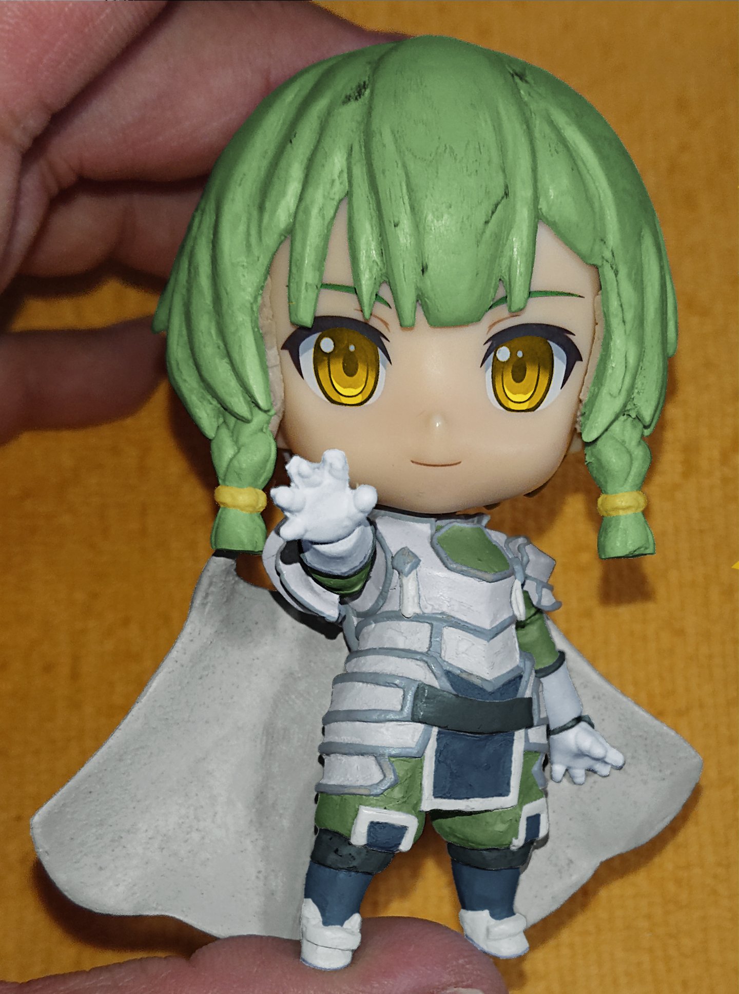 ダワサさん Ar Twitter 相方に作ってもらった ねんどろいど風 レンリ シンセシス トゥエニセブン君 顔とジョイントと塗装意外はセメのエポパテ木工用を使用 ボトルで３本ほどでできるそうな エポパテ買ってない人にエポパテ買いたくさせるような写真