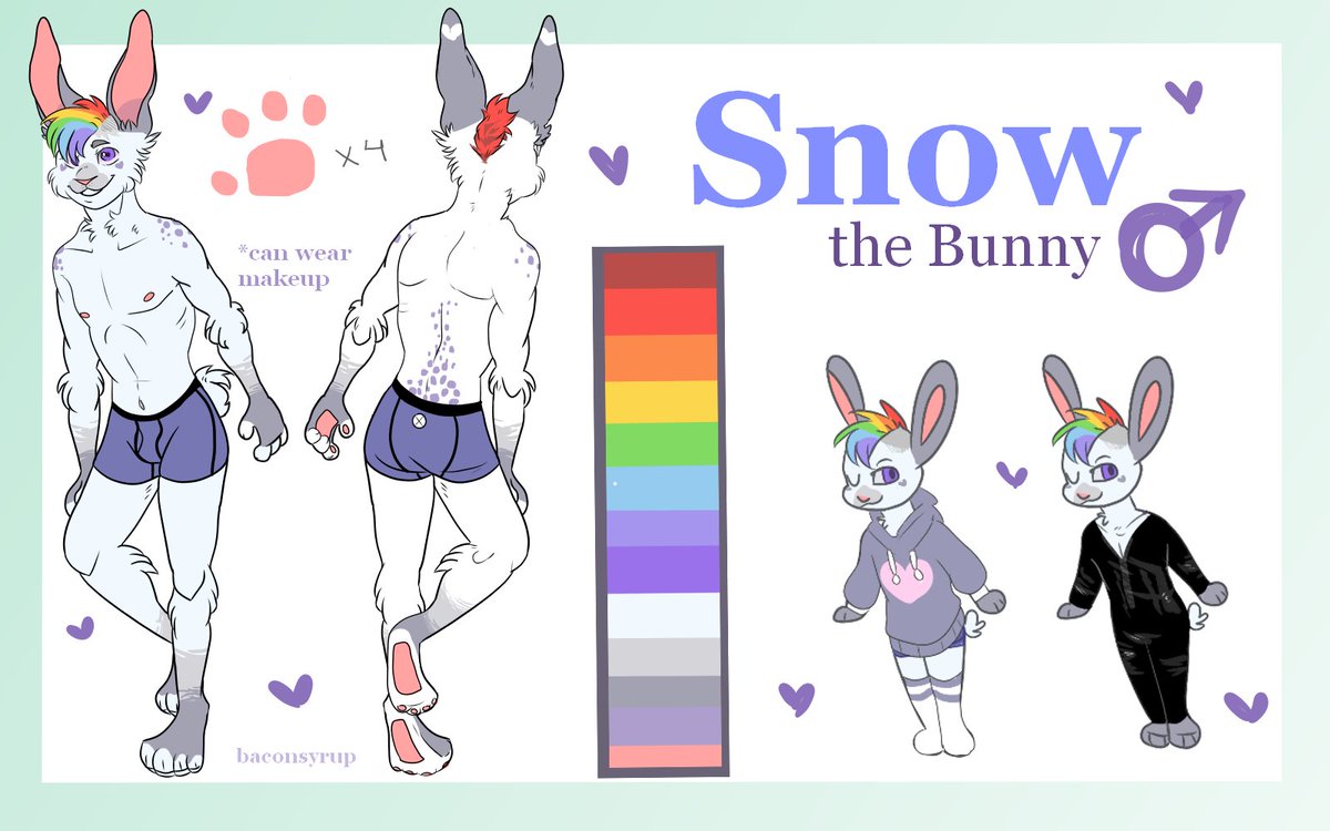 sketchnut's tweet photo. 🏳️‍🌈Here is a ref for my boyfriend's brother!🏳️‍🌈
I had a lot of fun designing this character. 

#furry #furryart #furryfandom #furries #furryartist https://t.co/mu79AQe8pd