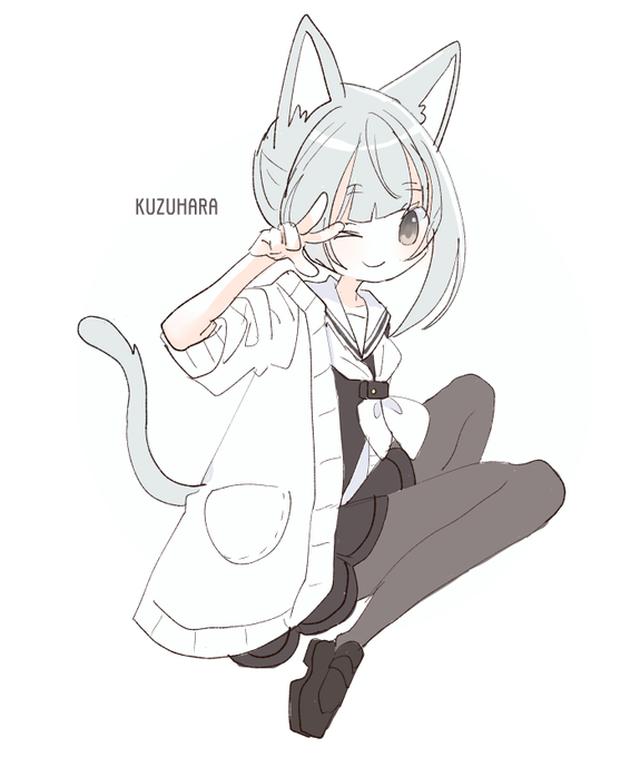 猫女子のtwitterイラスト検索結果
