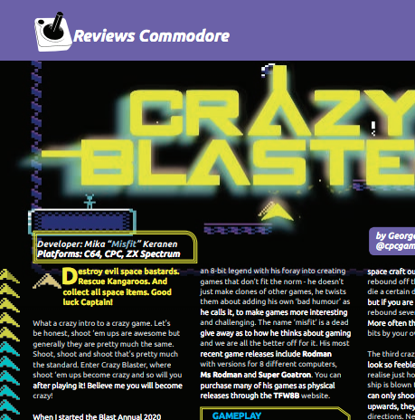 RetroMisfit's tweet photo. Wow #BlastAnnual2020 includes weird stuff https://t.co/YaQlHV8c9w