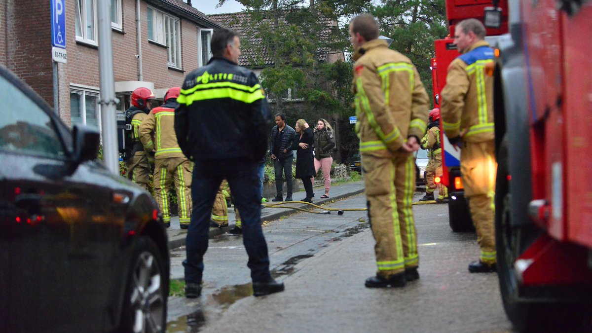 Keukenbrand vanmiddag in de #Rijpelberg (Walter van Bussel maakte de foto's.) ..
