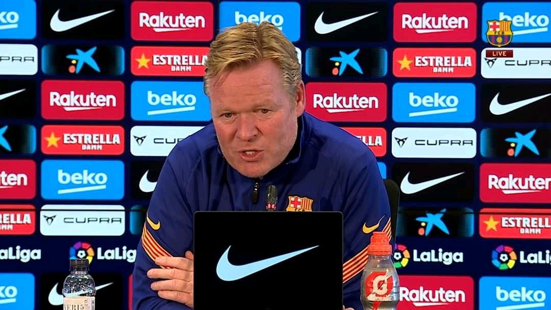 Interview [2] Sevilla Pre-Game InterviewKoeman :"Sevilla are strong, it would be a difficult game, but we play at home, we have two victories and we trust ourselves."Koeman on how he sees the team-"I love the eagerness of the team, we're fine and confident."