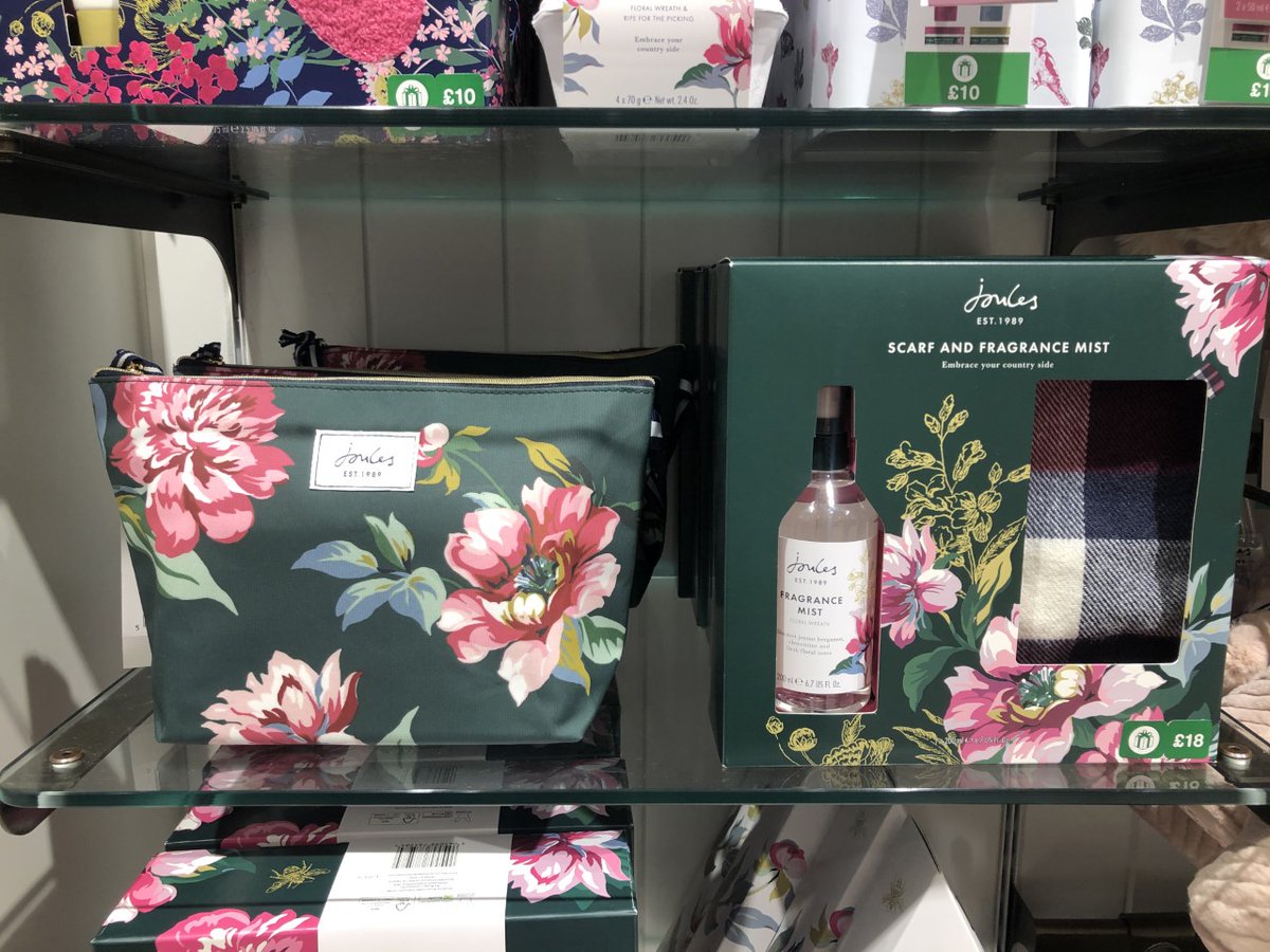 JoulesWS's tweet photo. JUST LANDED!! Our beautifully packaged toiletries have landed in store this week - the perfect little stocking fillers, or the perfect little present to treat yourself! Pop in to store to have a browse, and even take advantage of our 3 for 2 offer on the toiletries 💚💚 https://t.co/ze2C5s9QFA