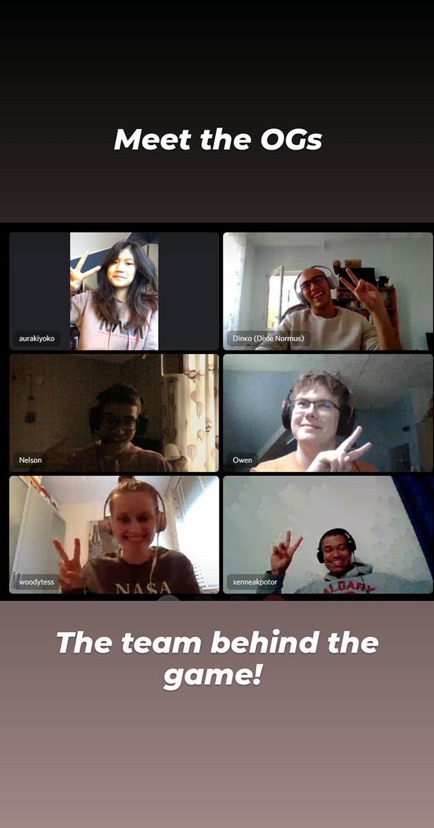 Meet the team! Aura, Dinko, Nelson, Owen, Tessa and Xenne #SpaceApps #spaceappschallenge #space #nasa