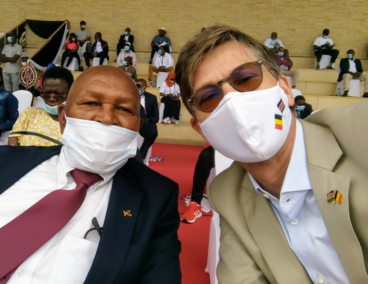 Ambassador of Belgium Nicolas Nihon very honored to meet Kenyan runner and champion Kip Keino at #NyayoStadium today <a href="/AMB_A_Mohammed/">AMB.(Dr.) Amina C. Mohamed</a> <a href="/JoeOkudo/">izzie</a> <a href="/AthleticsKENYA/">Athletics Kenya</a> <a href="/belgiumatletics/">belgianathletics</a>  <a href="/BobVerbeeck/">Bob Verbeeck</a>