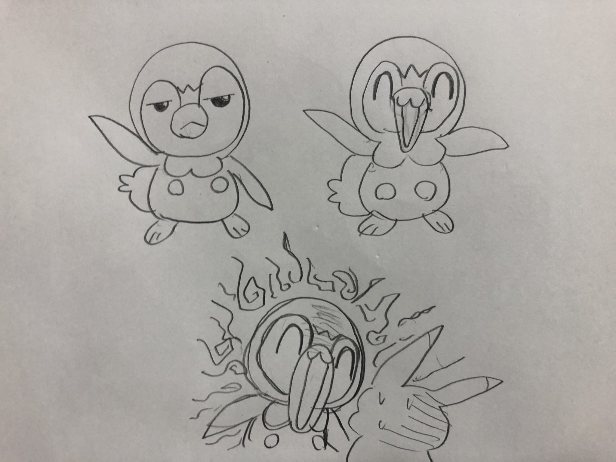 ピカマキ Gotcha ポッチャマにはピカチュウタイプの顔が合うと思ったけど イーブイタイプの顔を合わせたら狂気を感じさせるものになってこっちの方がいいなと思いましたね 絵描きさんと繫がりたい T Co Jjjxwmf6xp Twitter