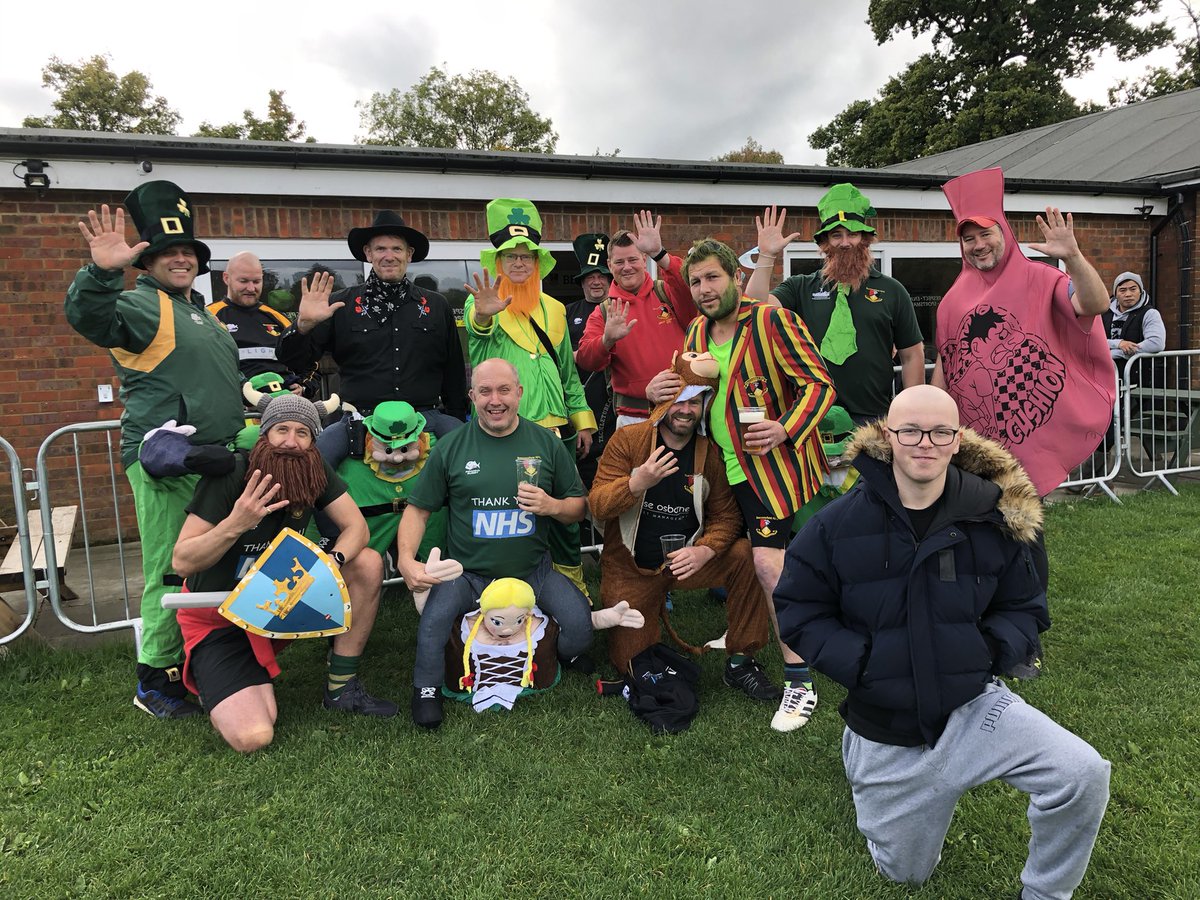 beaconsfieldrfc's tweet photo. Fancy dress 5 pints 5km for Finn. Brilliant effort #fiveforfinn https://t.co/hwjnqMopo9