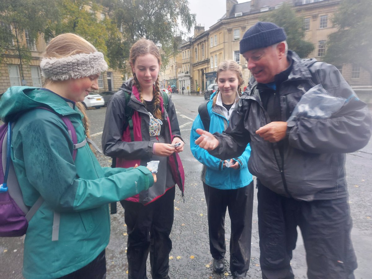 RHSB10Tors's tweet photo. At the #BathMarches finish. RHS girls done well - as usual! 15 miles and interesting weather! Thanks to Richard for the organisation #IconicEvents https://t.co/hHLMwDFO4I