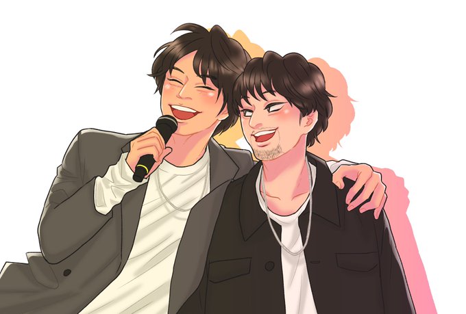 肩組みのtwitterイラスト検索結果