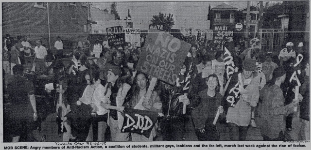 ARA started mainly in punk & skinhead subculture, changed over the years, broadened its analysis to explicitly include feminism & other issues. In 2007 RCA was the 1st ARA chapter to use “antifa” in our name to signify a wider scope & international outlook. Others followed suit.