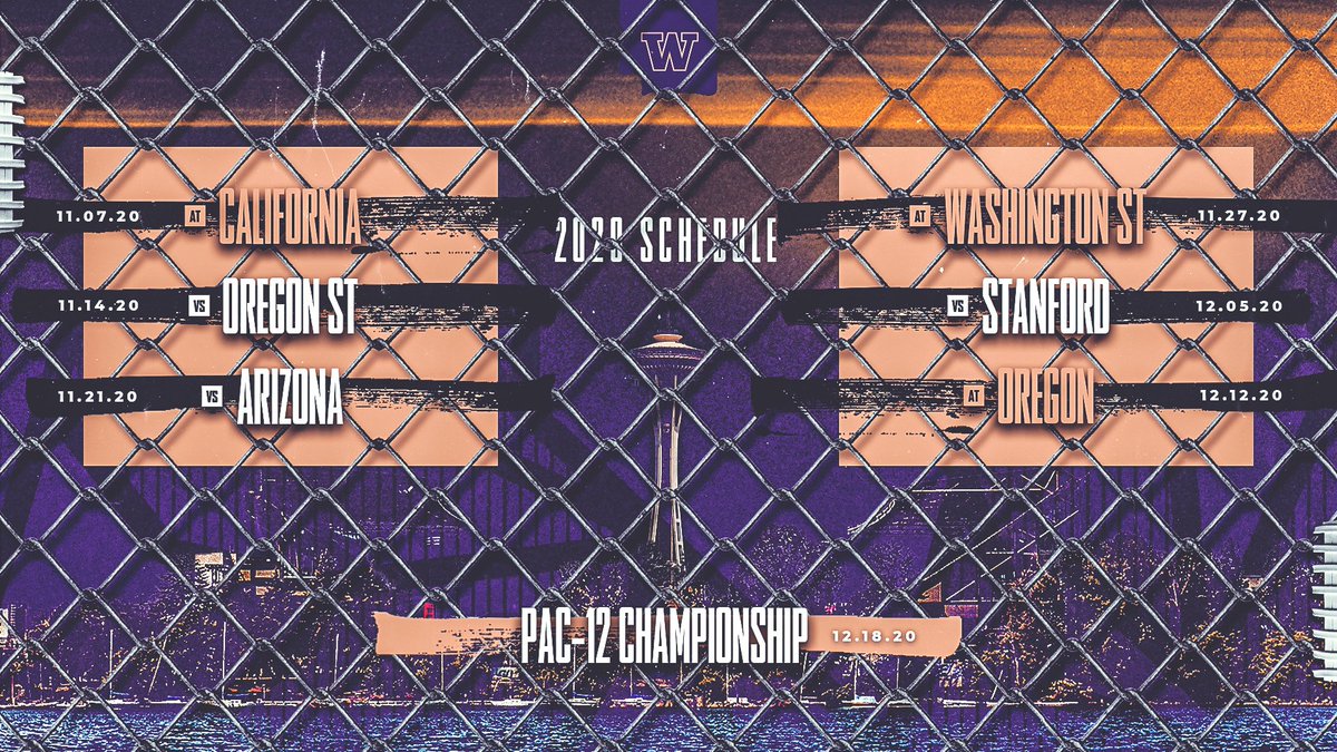 WASHINGTON SCHEDULE ⬇️

» gohski.es/Latest2020

#PurpleReign x #BowDown