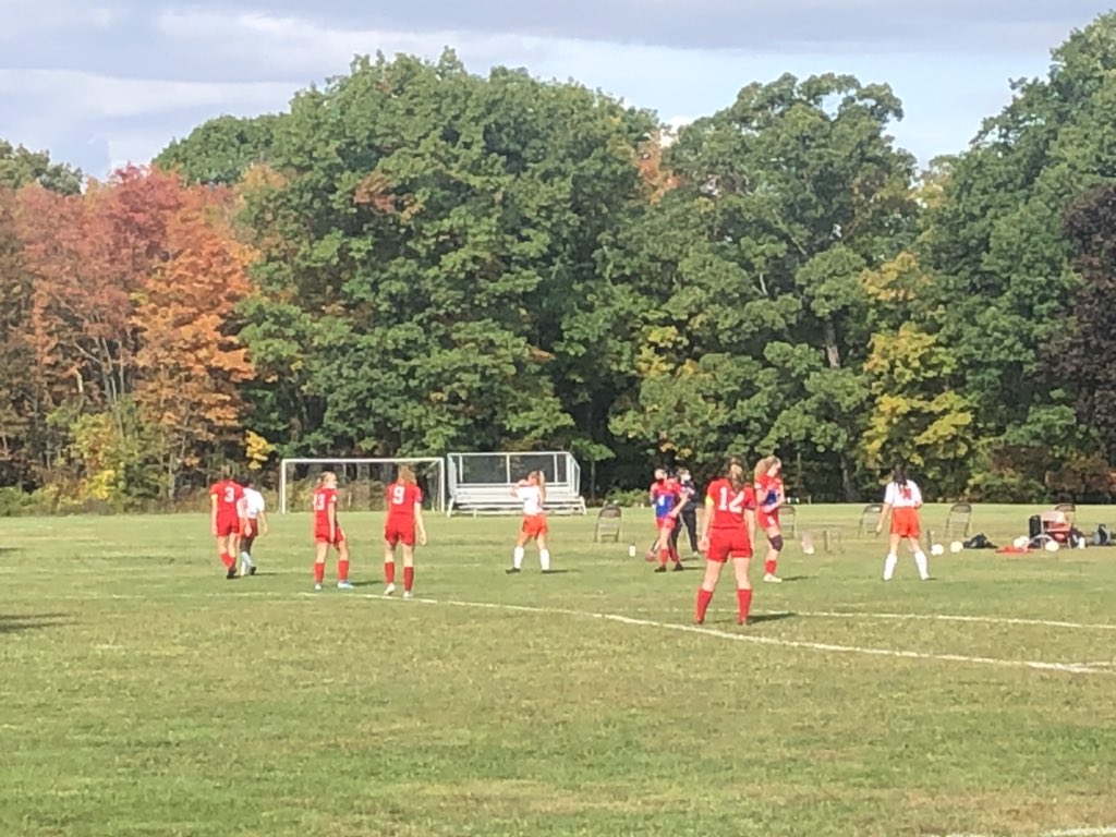 MapleHill_HS's tweet photo. First home game of the season for our girl’s varsity soccer! Very proud of our spectators and student athletes for staying safe while enjoying the sport they love! @SchodackCSD @jchevrierSCSD @MH_Athletics https://t.co/63fPHXdWdT